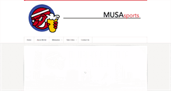 Desktop Screenshot of musasports.com